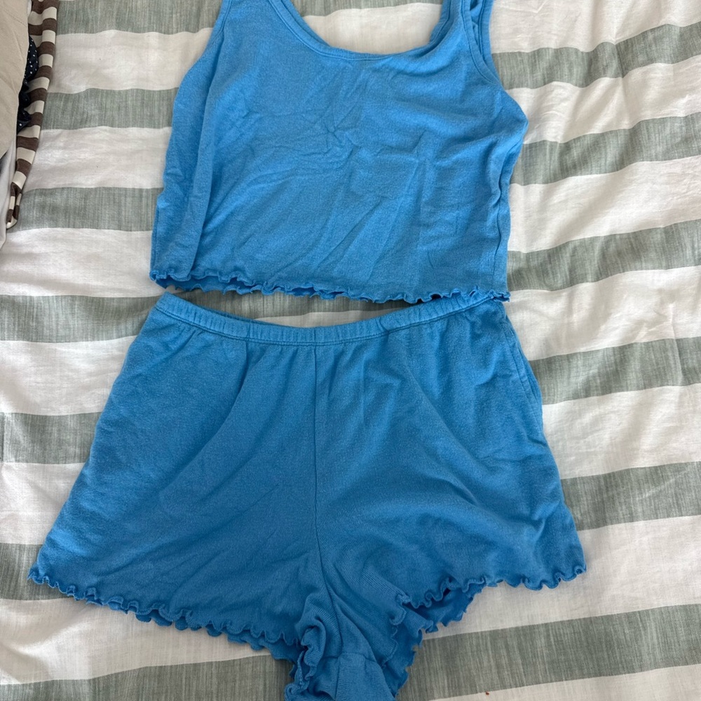 Colsie Blue Women's Pajama Set
